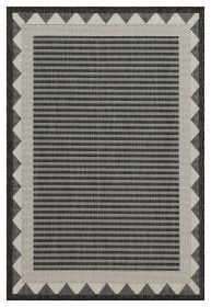 Sunshine GC_HAR2014 Anthracite 5 ft. 3 in. x 7 ft. 3 in. Indoor/Outdoor Area Rug